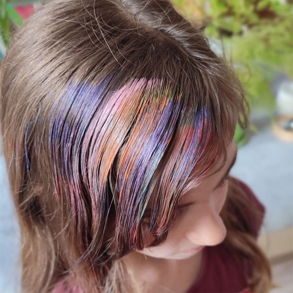 Maskara do malowania włosów - Fioletowa | Namaki