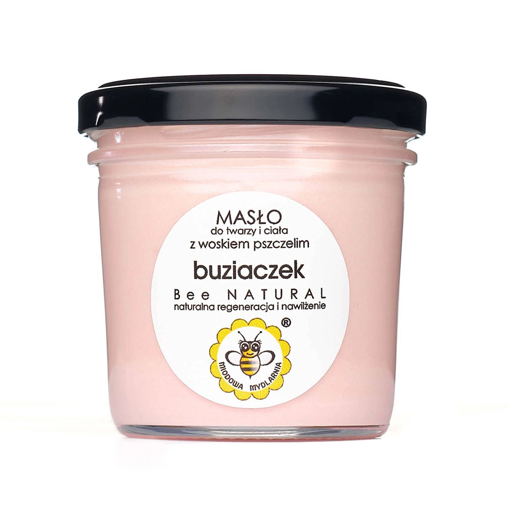 Masło do twarzy i ciała Buziaczek | Miodowa Mydlarnia