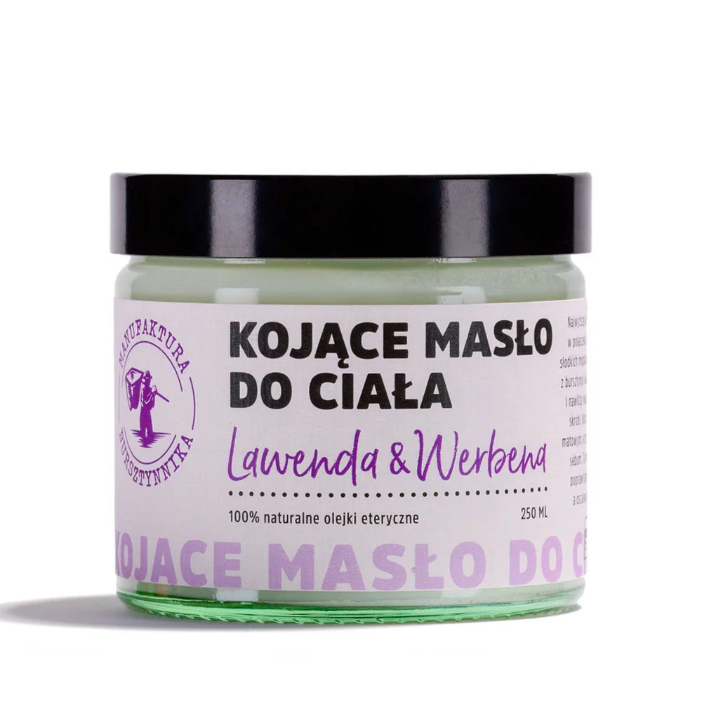Masło kojące do ciała Lawenda i werbena | Manufaktura Bursztynnika