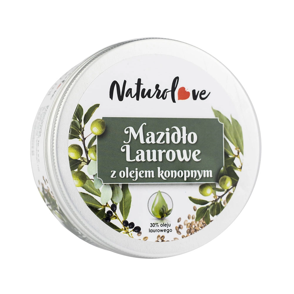 Mazidło laurowe 30% z olejem konopnym | Naturolove