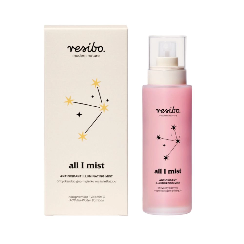 Mgiełka antyoksydacyjna rozświetlająca All I Mist | Resibo