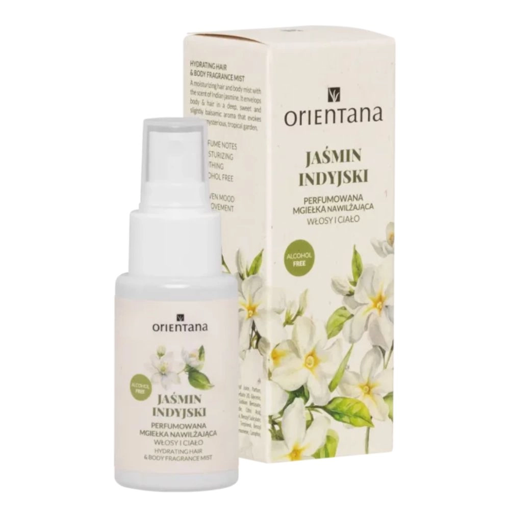 Mgiełka do włosów i ciała Jaśmin Indyjski | Orientana