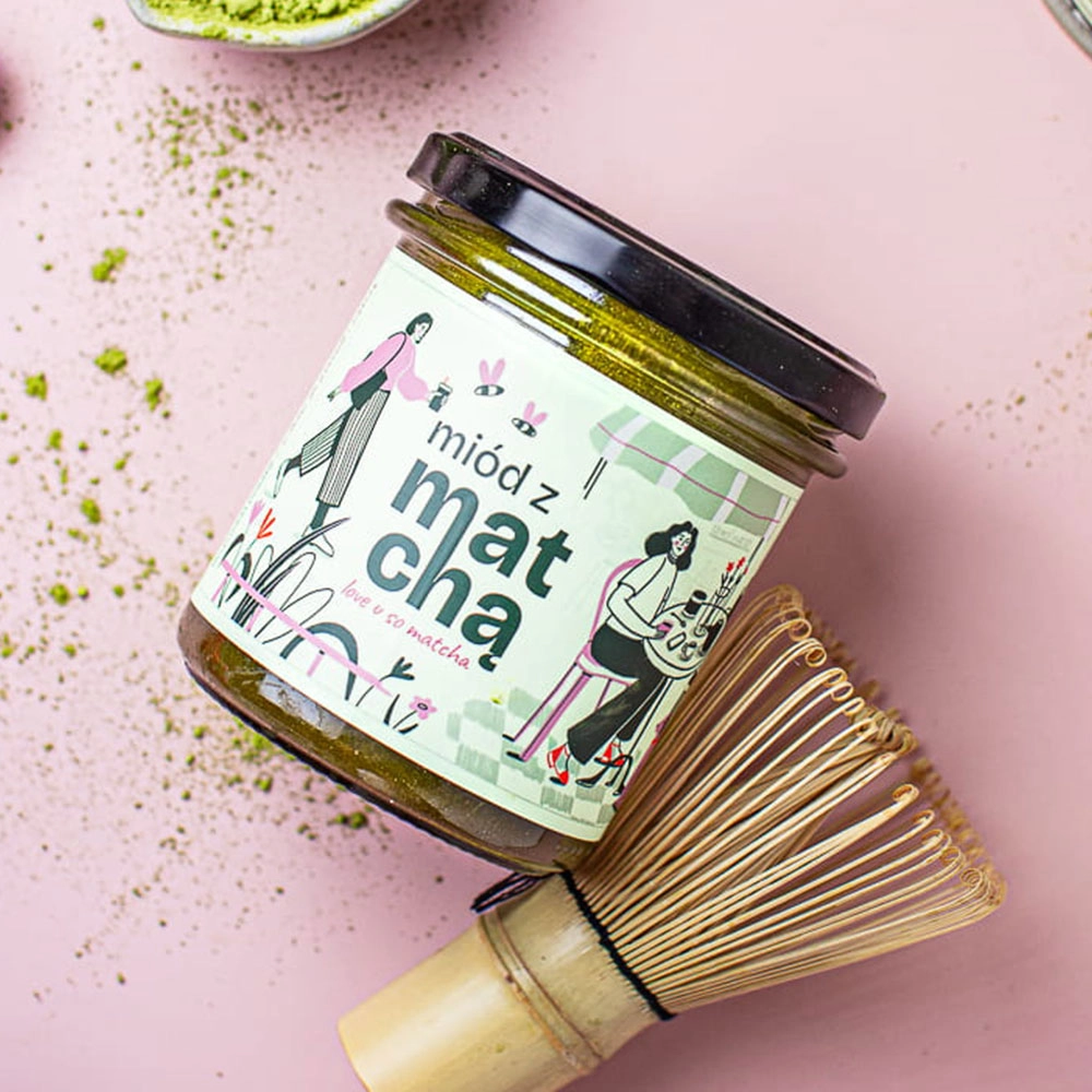 Miód z matchą | Pasieki Rodziny Sadowskich