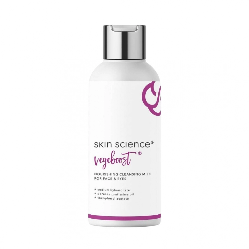 Mleczko odżywcze oczyszczające do twarzy i oczu VegeBoost | Skin Science