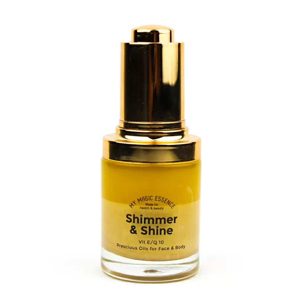Olejek do twarzy i ciała z drobinkami Shimmer & Shine | My Magic Essence