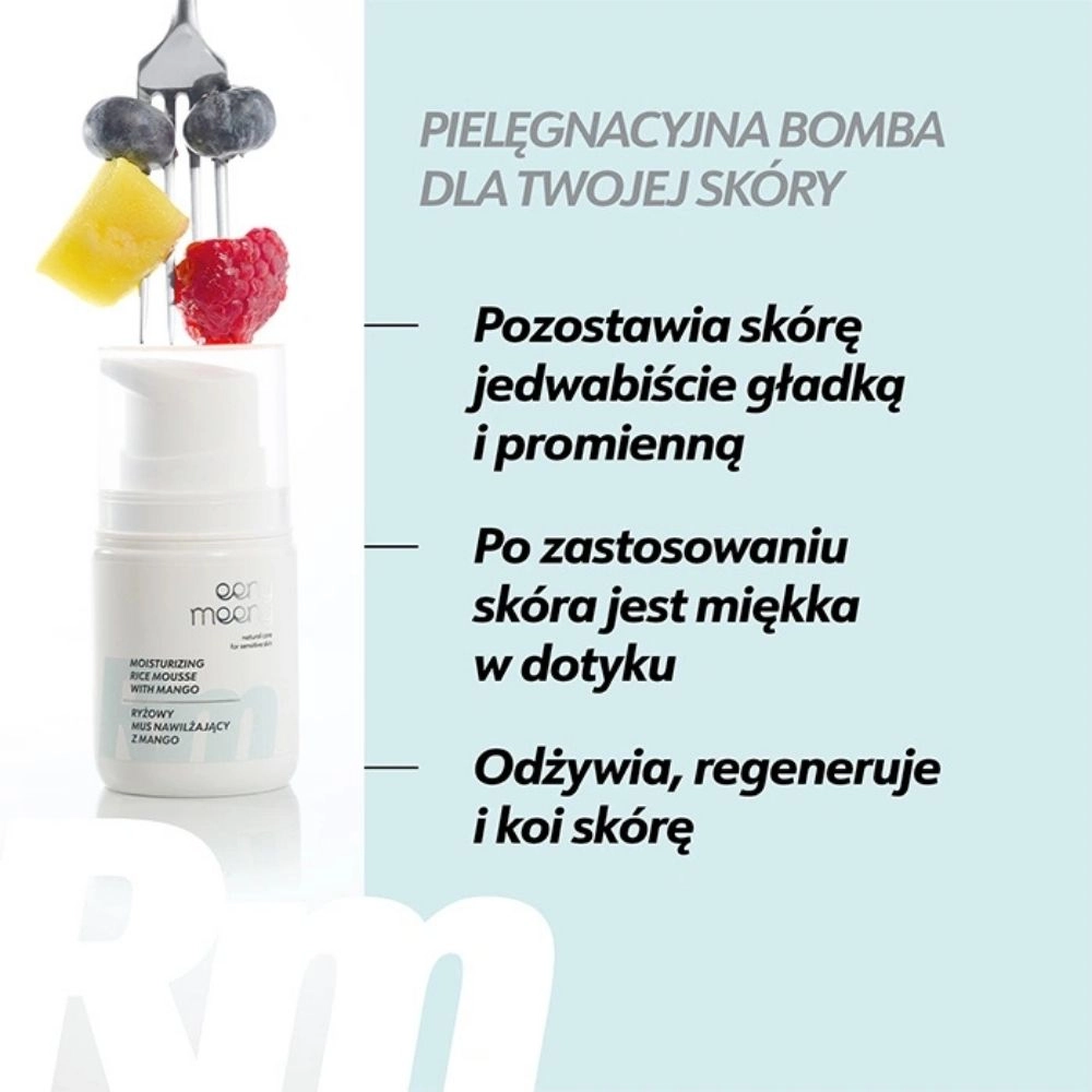 Mus ryżowy nawilżający z mango | eeny meeny