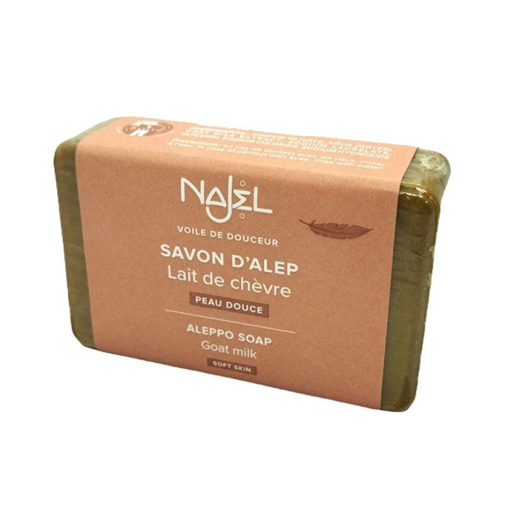 Mydło Aleppo z 5% oleju laurowego z dodatkiem koziego mleka | Najel