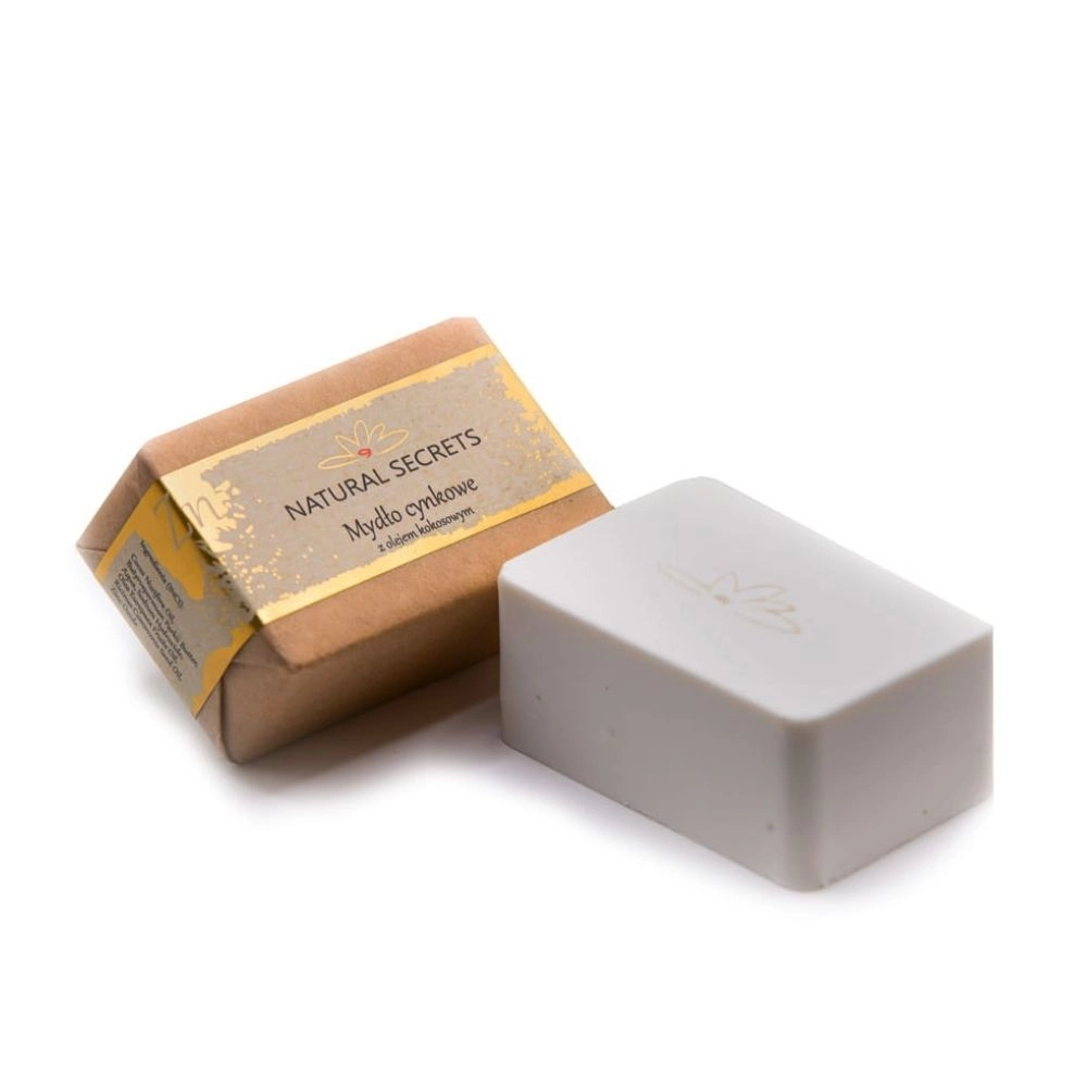 Mydło cynkowe z olejem kokoswym | Natural Secrets