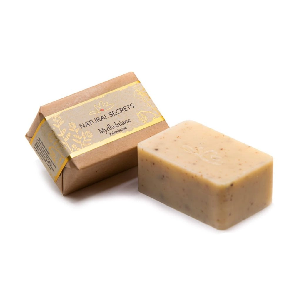 Mydło lniane z siemieniem | Natural Secrets