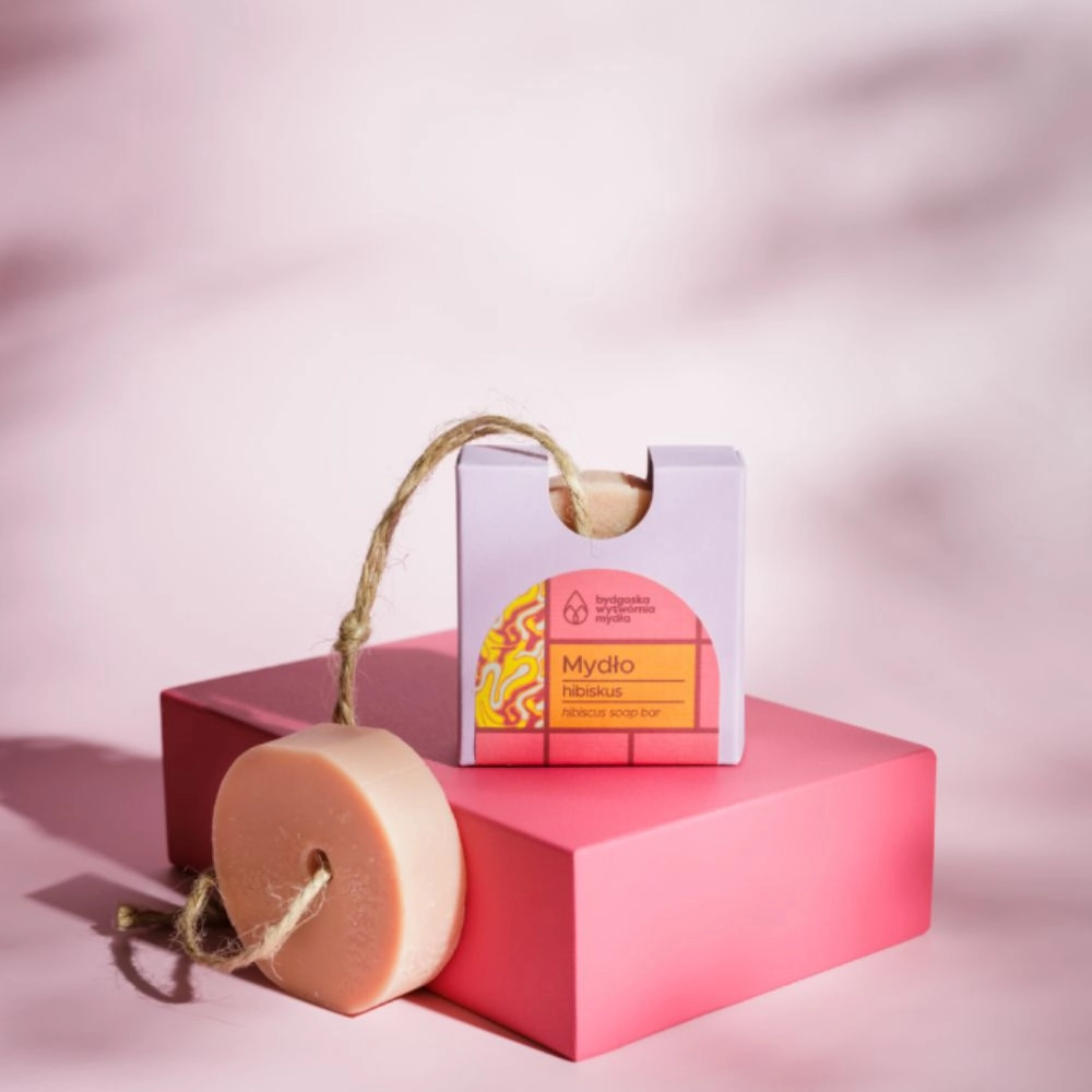 Mydło na sznurku Hibiskus | Bydgoska Wytwórnia Mydła