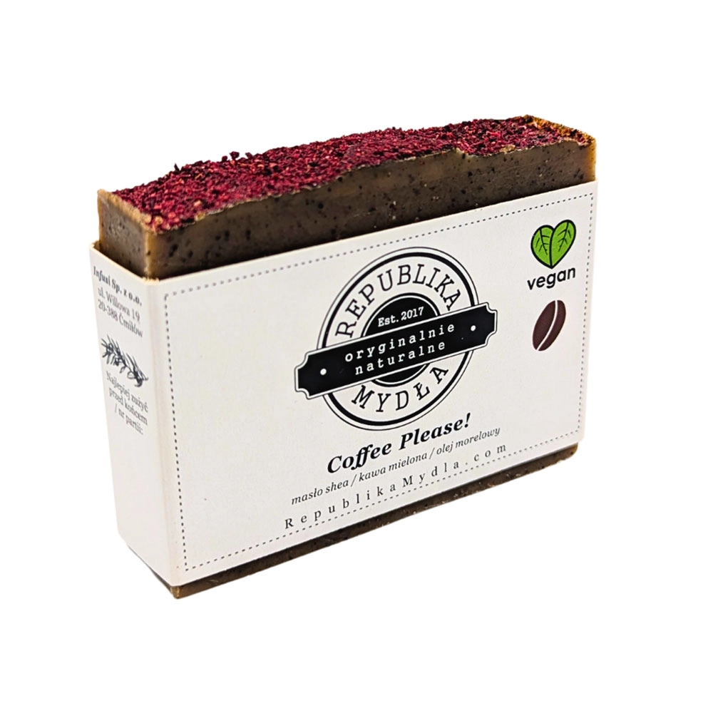 Mydło peelingujące Coffee Please! | Republika Mydła