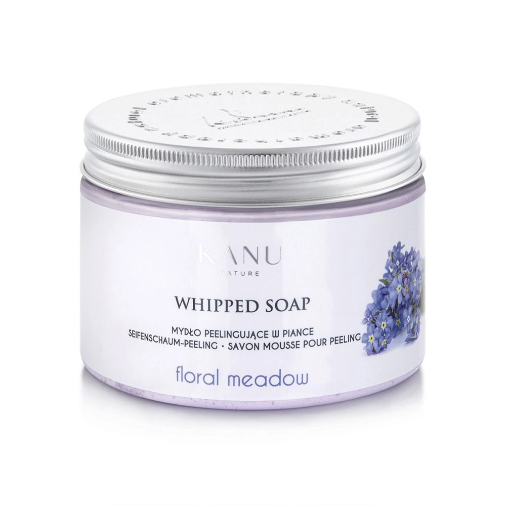Mydło peelingujące w piance Kwiatowa łąka | Kanu Nature