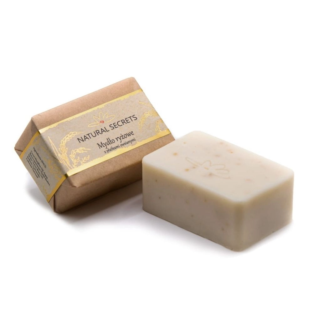 Mydło ryżowe z płatkami owsianymi | Natural Secrets