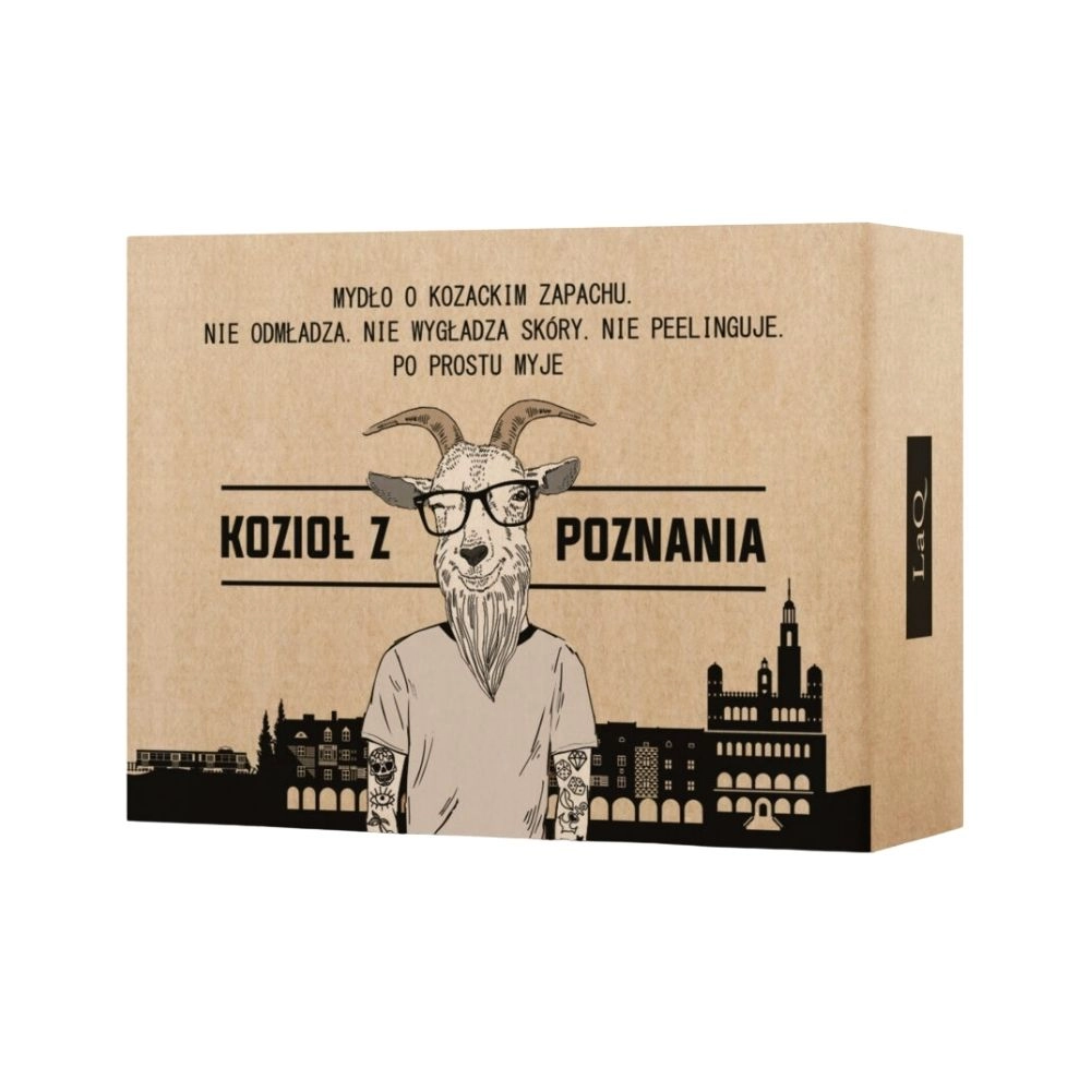 Mydło w kostce dla mężczyzn Kozioł z Poznania | LaQ