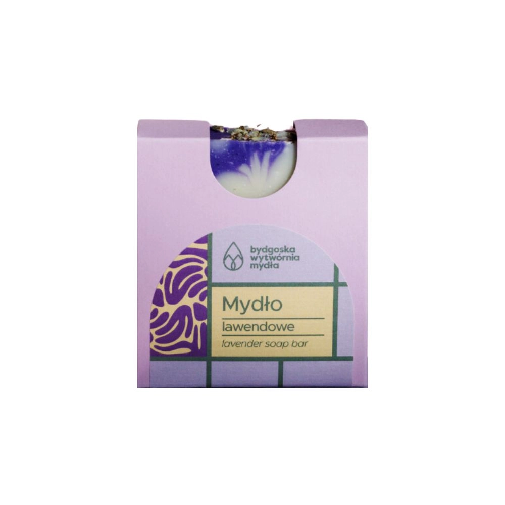 Mydło w kostce Lawendowe | Bydgoska Wytwórnia Mydła