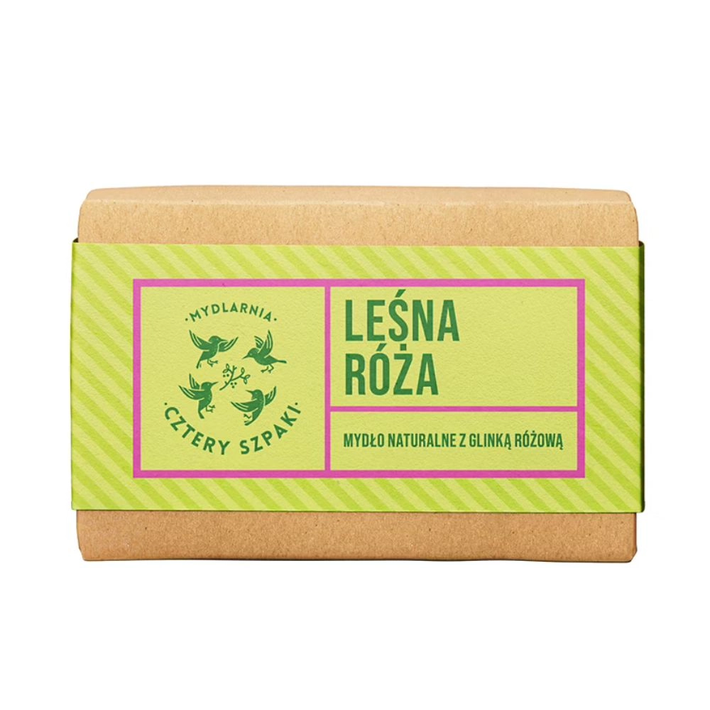 Mydło w kostce Leśna róża | Cztery Szpaki