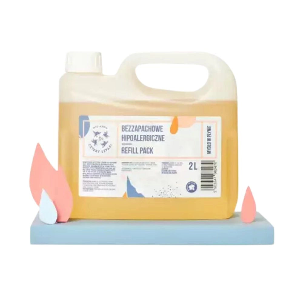 Mydło w płynie hipoalergiczne - refill | Cztery Szpaki
