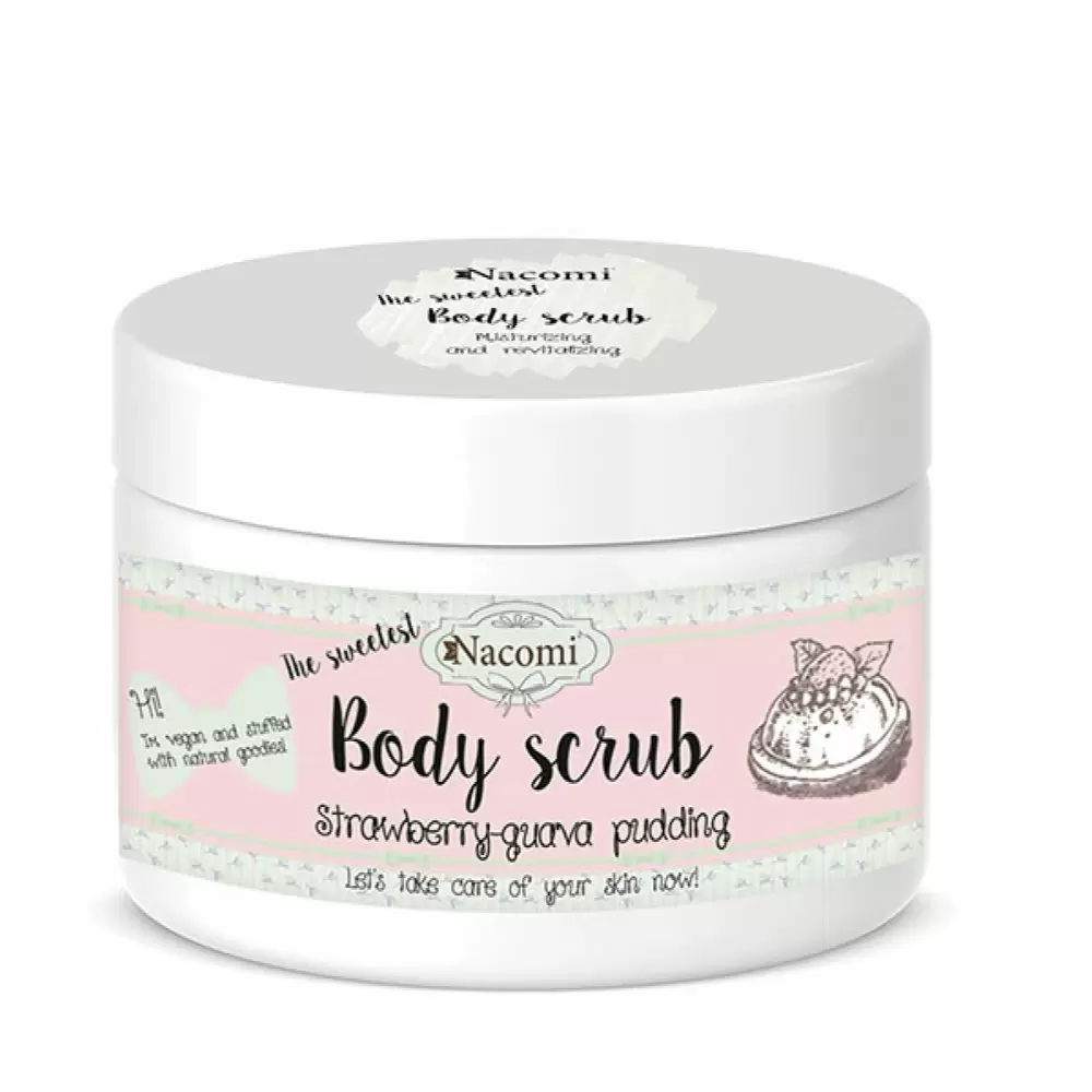 Peeling do ciała - Truskawkowy Pudding z Gujawą | Nacomi