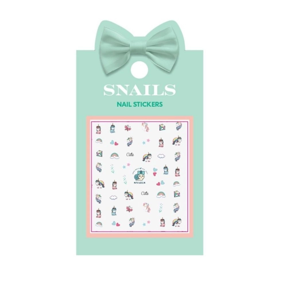 Naklejki na paznokcie Unicorn Quenn | Snails