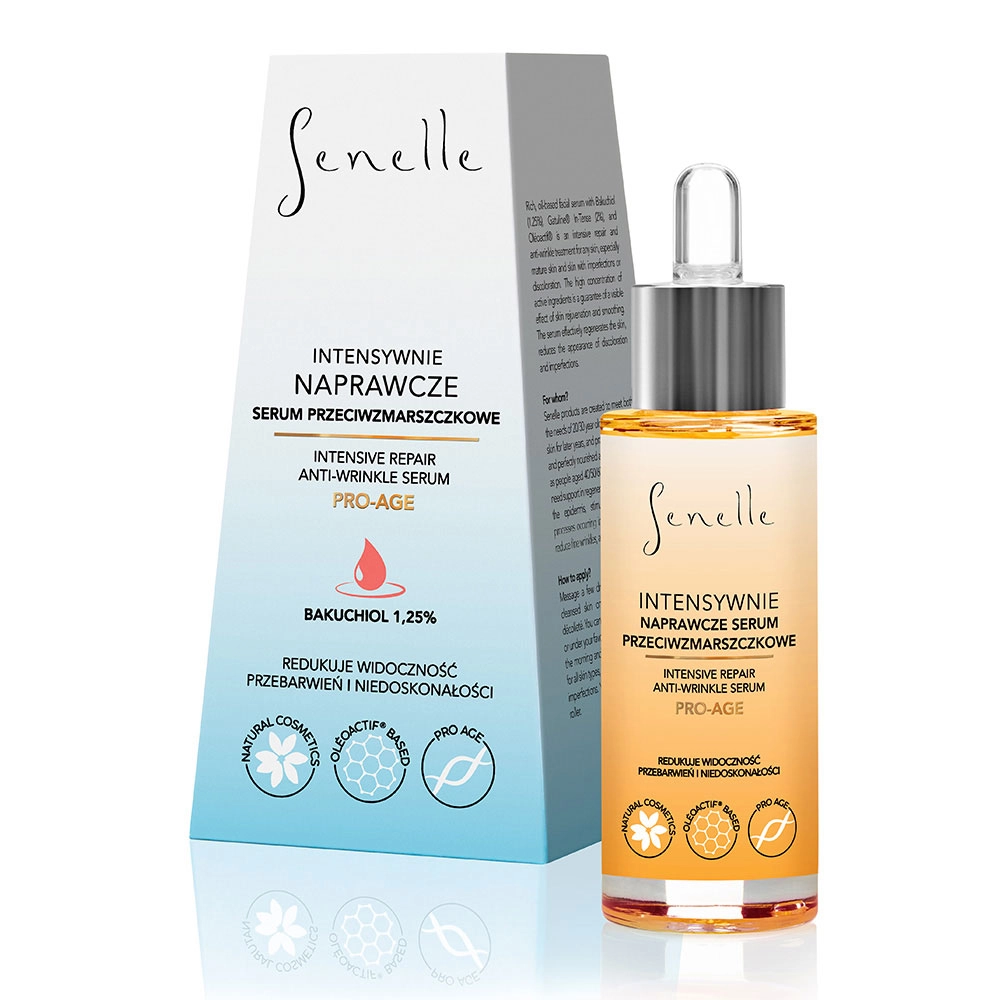 Naprawcze serum przeciwzmarszczkowe PRO-AGE | Senelle Cosmetics