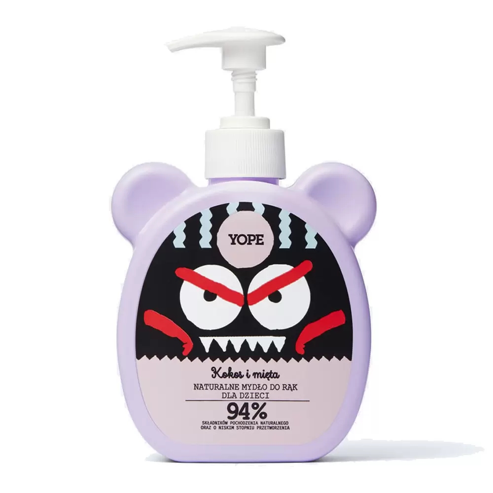 Naturalne mydło do rąk dla dzieci Kokos i Mięta | Yope