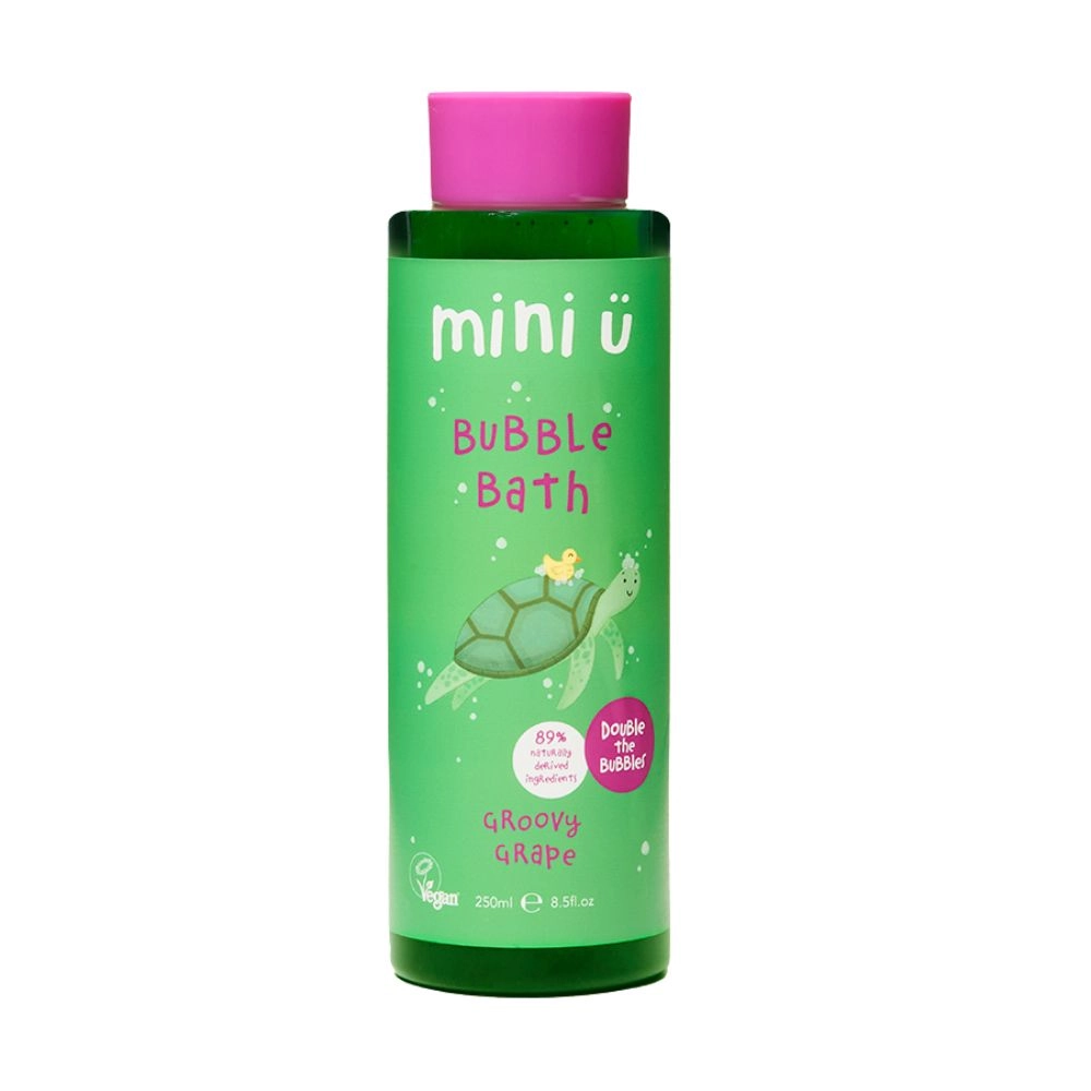 Naturalny bąbelkowy płyn do kąpieli WINOGRONO 0+ | Mini U