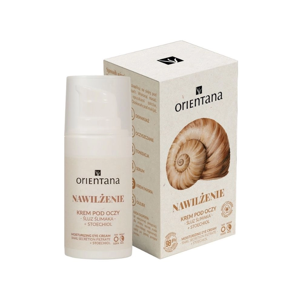 Naturalny krem pod oczy ze śluzem ślimaka | Orientana