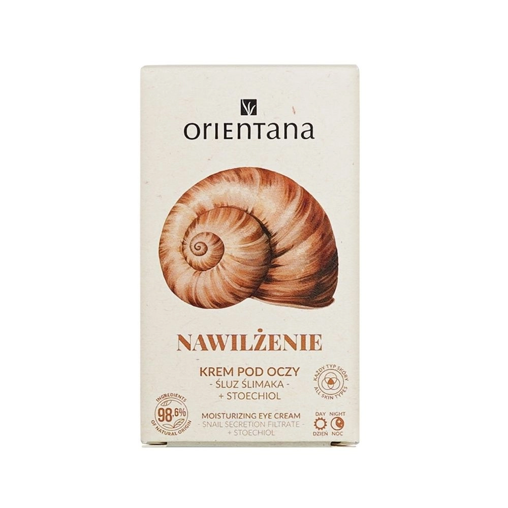 Naturalny krem pod oczy ze śluzem ślimaka | Orientana