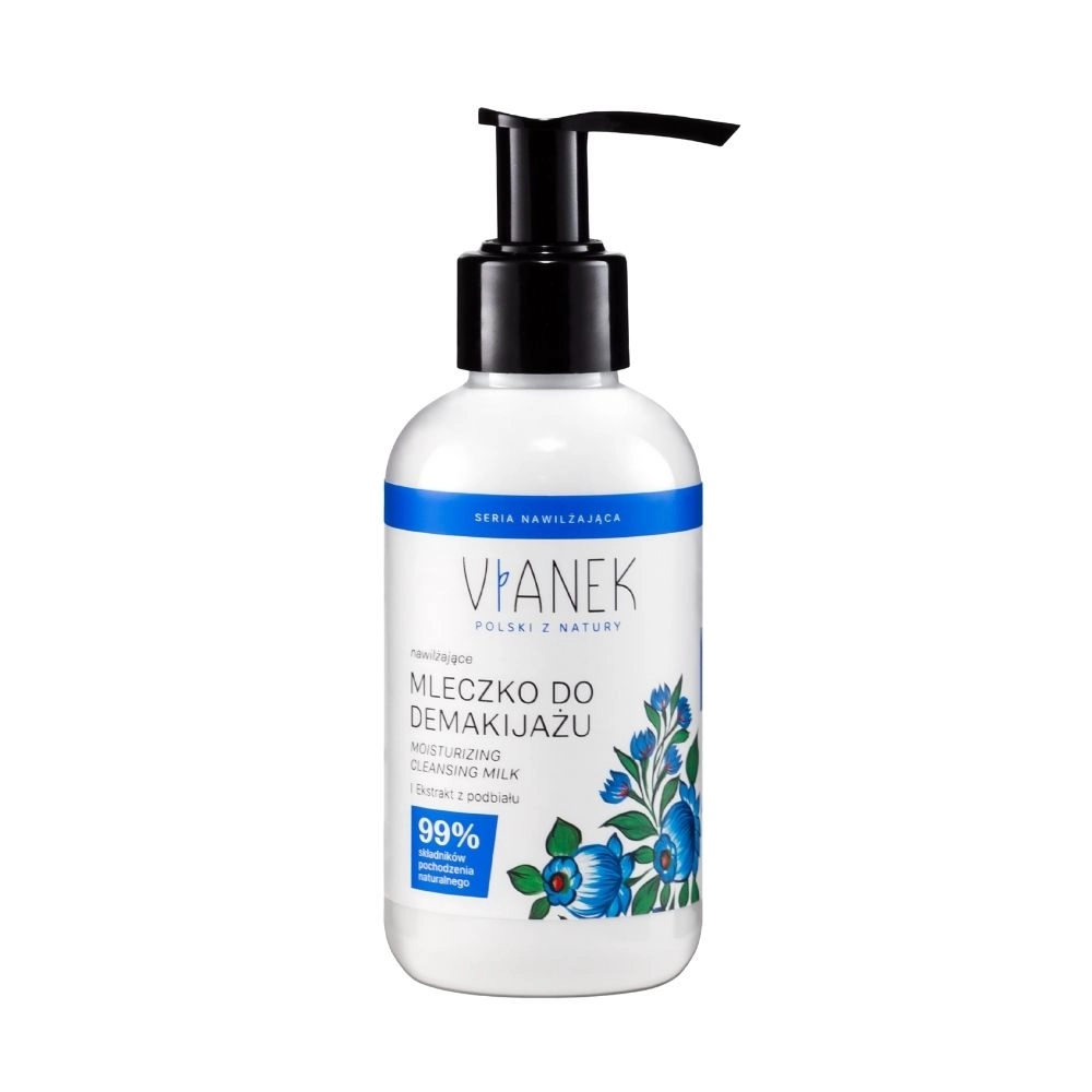 Nawilżające mleczko do demakijażu z ekstraktem z podbiału | Vianek