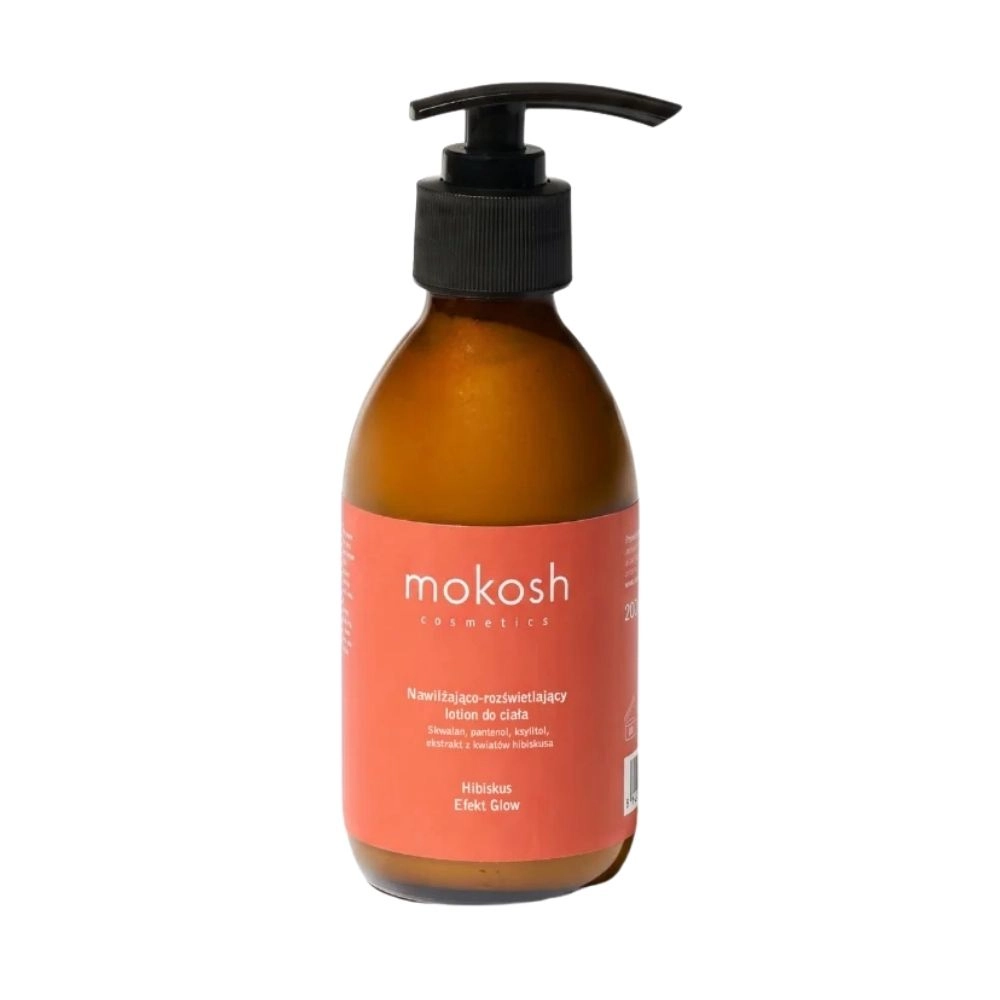 Nawilżająco rozświetlający lotion do ciała Hibiskus Efekt Glow | Mokosh