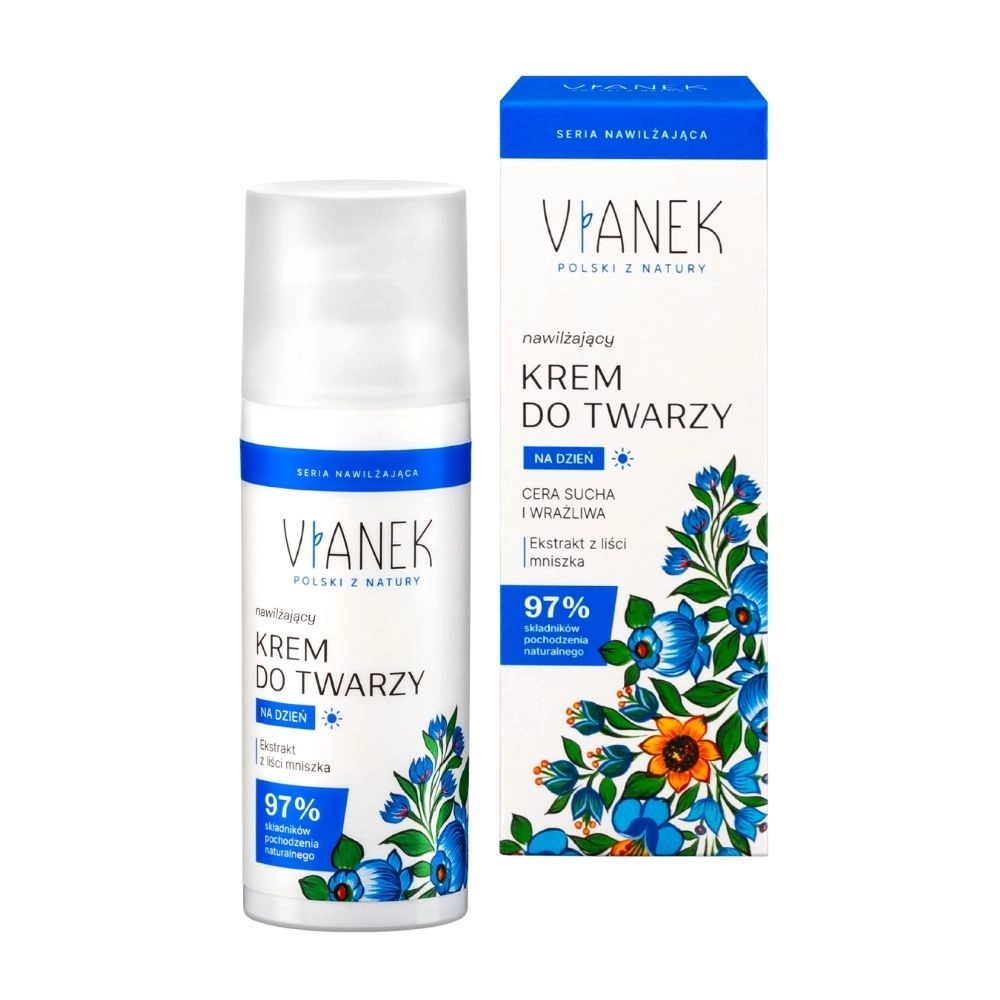 Nawilżający krem do twarzy z ekstraktem z liści mniszka | Vianek