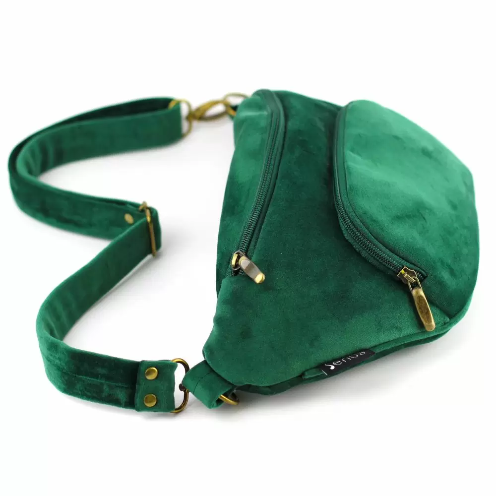 Nerka damska z kieszonką - kolor zielony - 100% handmade | Senua