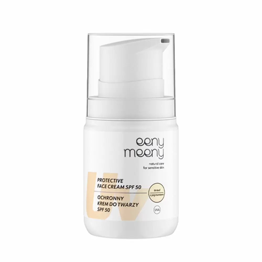 Ochronny krem do twarzy UVA UVB SPF 50 - airless | eeny meeny