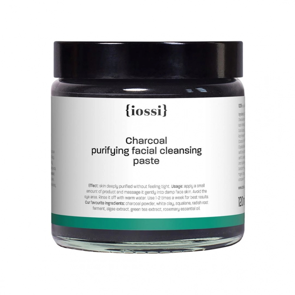 Oczyszczająca pasta do mycia twarzy Węgiel | iossi