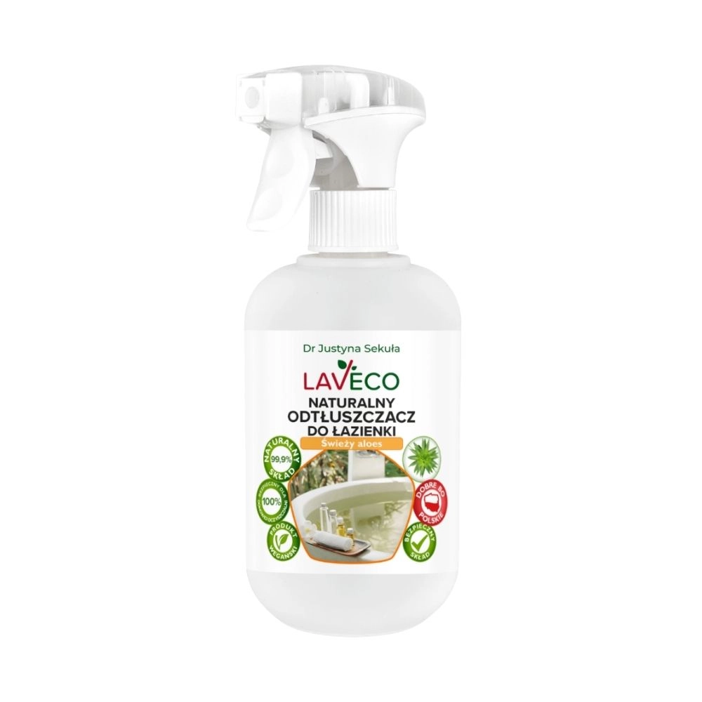 Odtłuszczacz naturalny do łazienki - Świeży aloes | Laveco