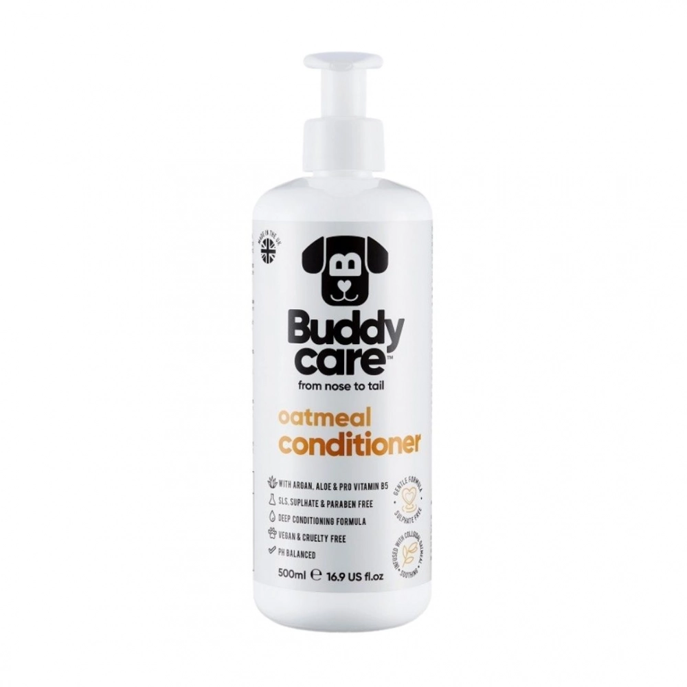 Odżywka do sierści psów z aloesem i prowitaminą B5 Płatki owsiane | Buddy Care