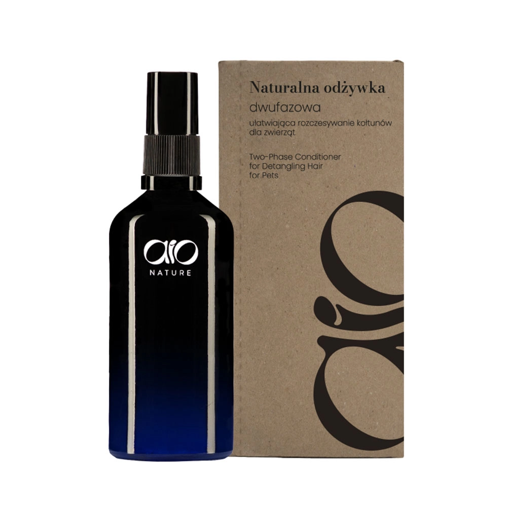 Odżywka dwufazowa ułatwiająca rozczesywanie kołtunów dla zwierząt | AIO Nature