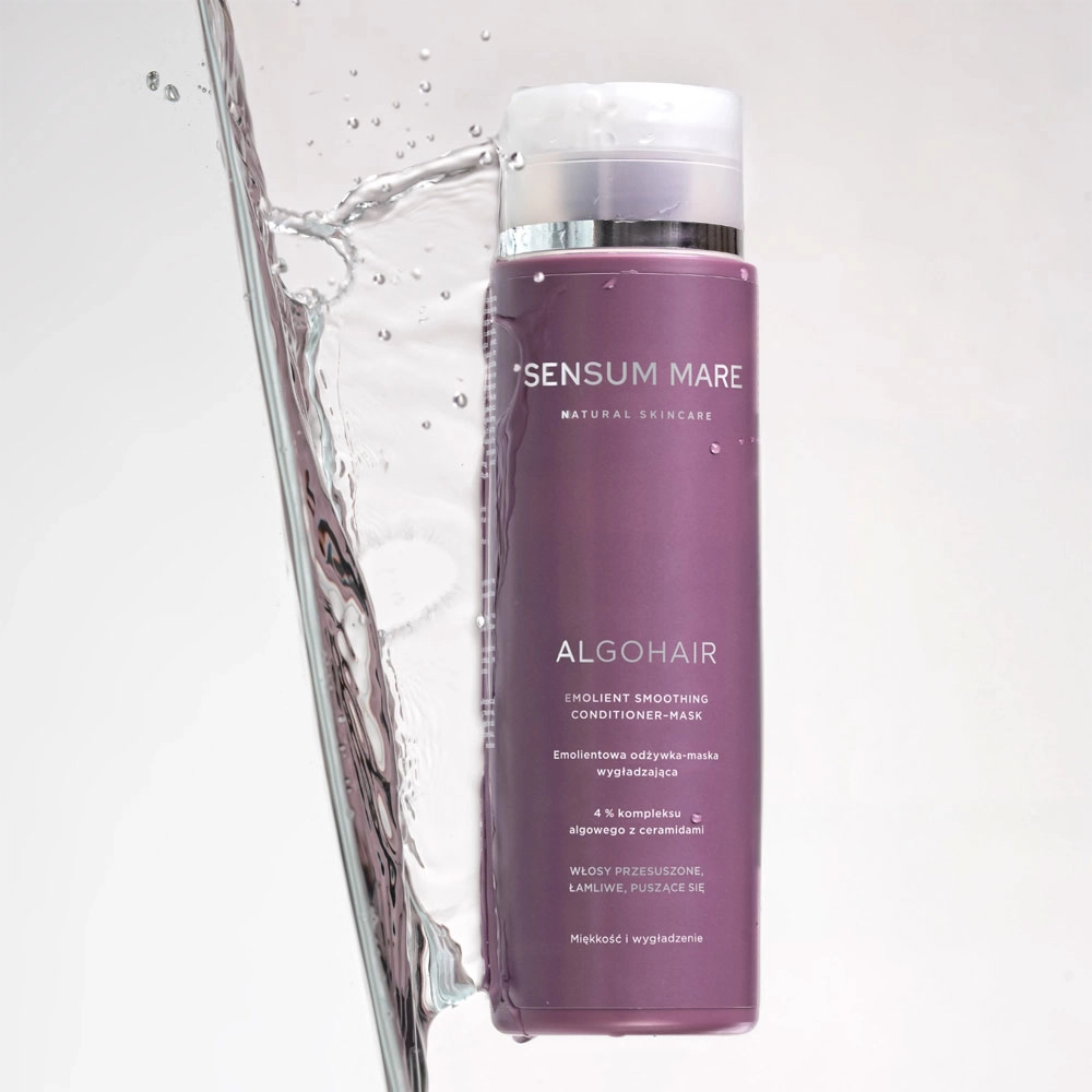 Odżywka emolientowa Maska wygładzająca Algohair | Sensum Mare