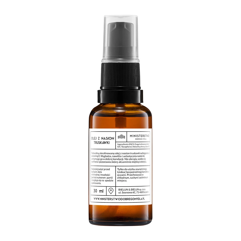 Olej z nasion truskawki | Ministerstwo Dobrego Mydła