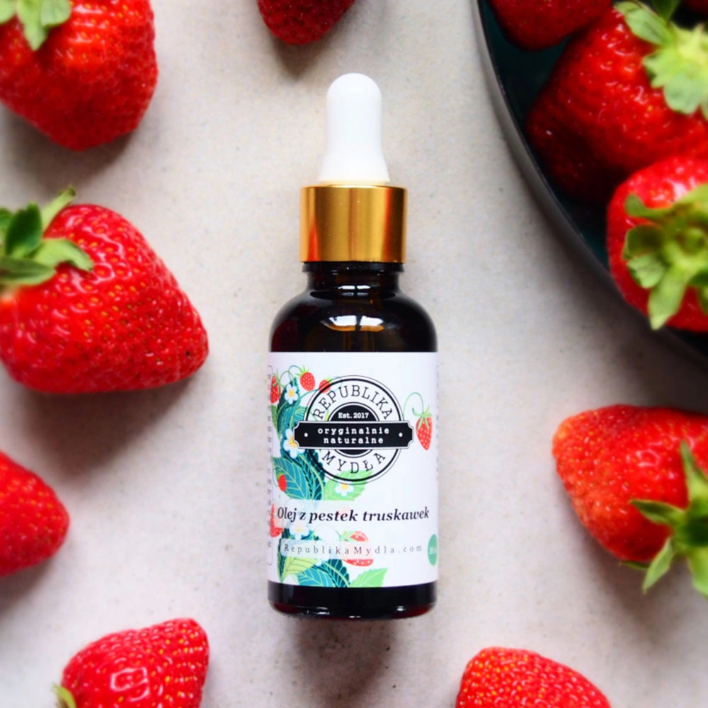 Olej z pestek truskawek | Republika Mydła