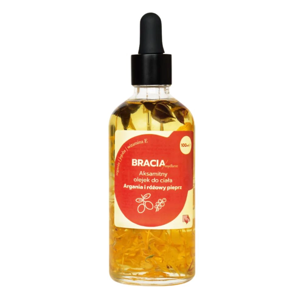 Olejek do ciała Argania i różowy pieprz | Bracia Mydlarze