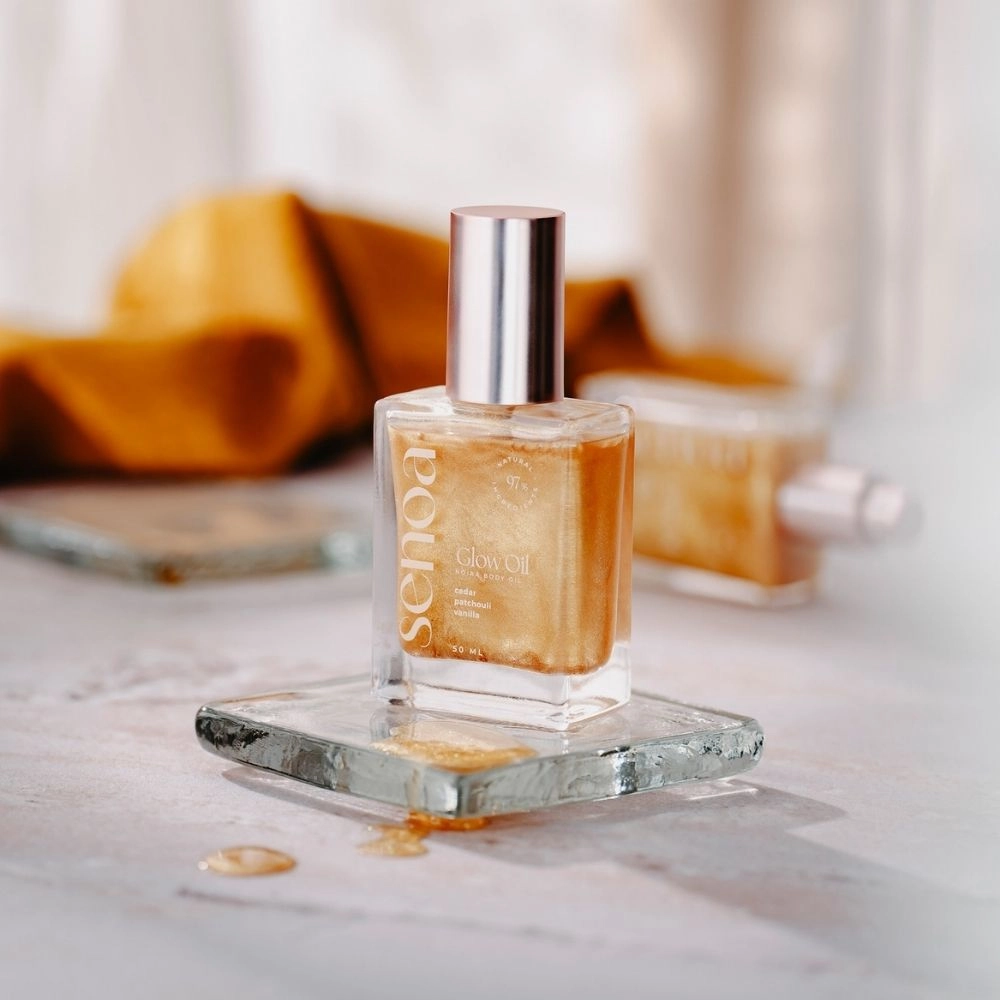 Olejek do ciała ze złotą drobinką Glow Noira Body Oil | Senoa