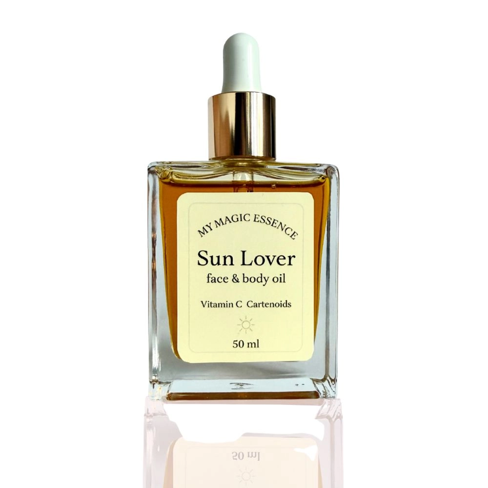 SUN LOVER Olejek do twarzy i ciała z witaminą C i super owocami | My Magic Essence