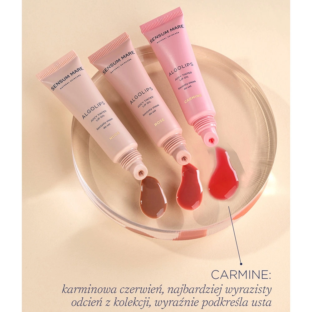 Olejek do ust ALGOLIPS Carmine | Sensum Mare
