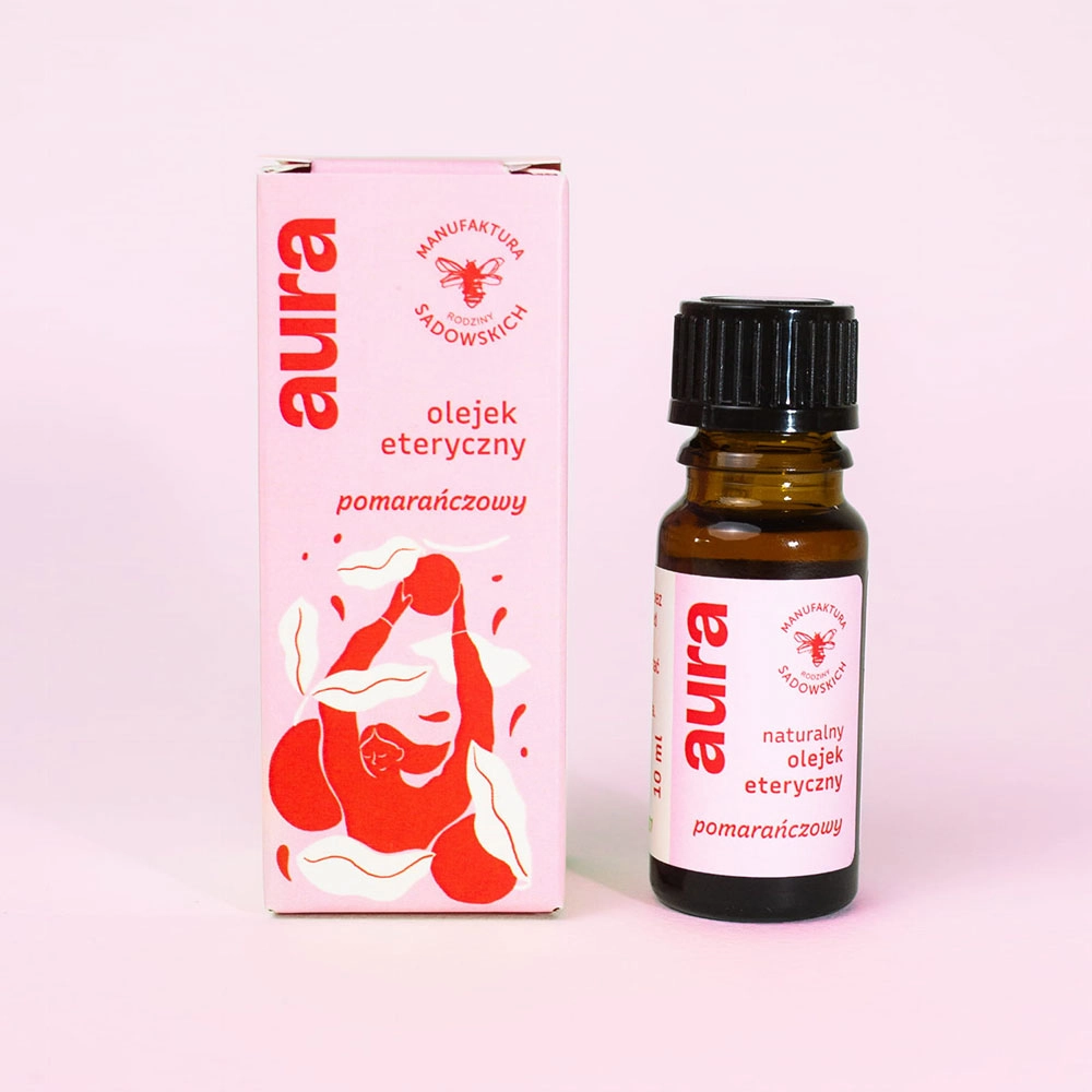 Olejek eteryczny Aura - pomarańczowy | Pasieki Rodziny Sadowskich