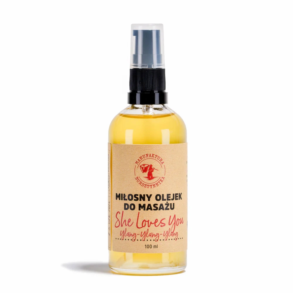 Olejek miłosny do masażu She Loves You | Manufaktura Bursztynnika