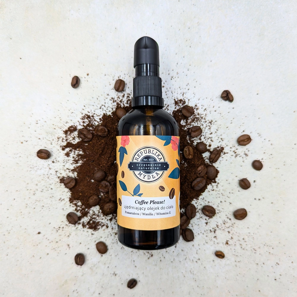 Olejek ujędrniający do ciała Coffee Please! | Republika Mydła