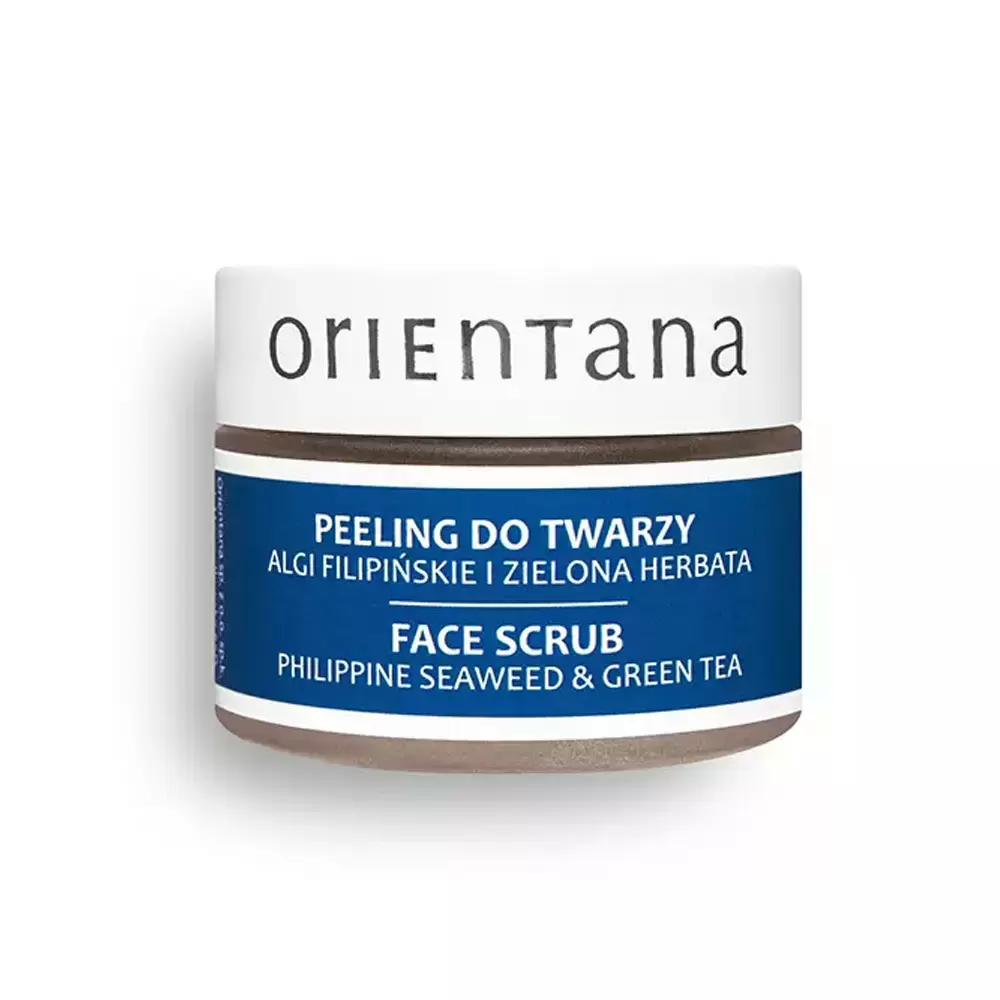 Żelowy peeling do twarzy Algi Filipińskie i Zielona Herbata | Orientana