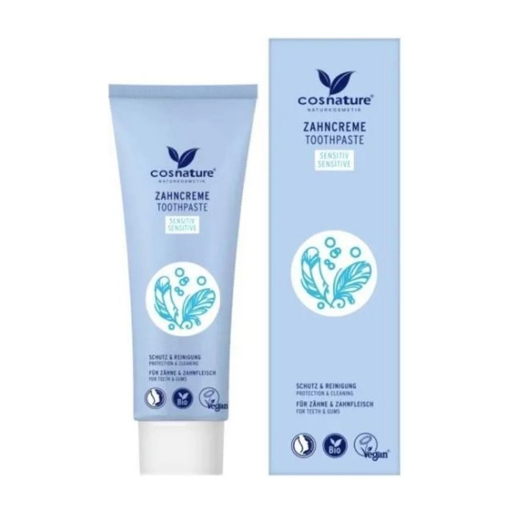 Pasta do wrażliwych zębów z rumiankiem i miętą - z fluorem | Cosnature