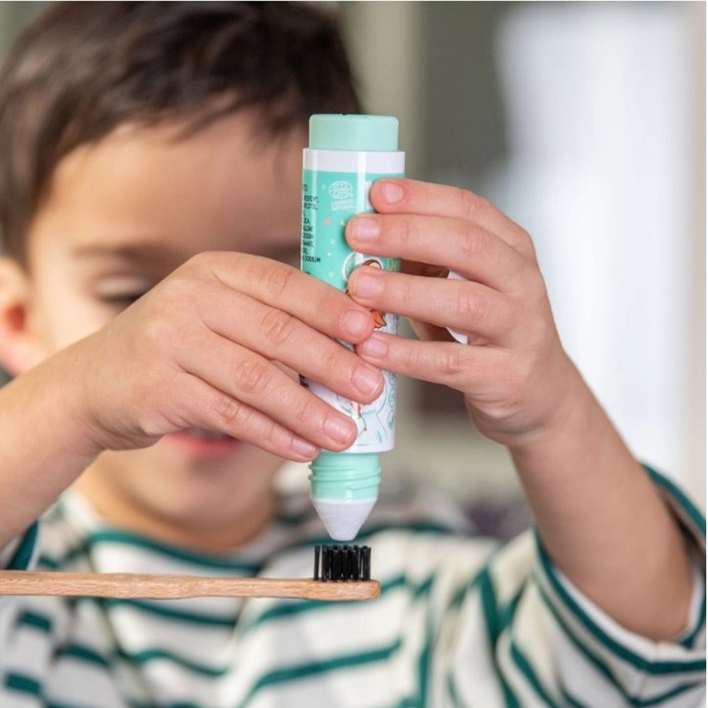 Pasta do zębów dla dzieci z fluorem - Zielone jabłko | LiliKiwi